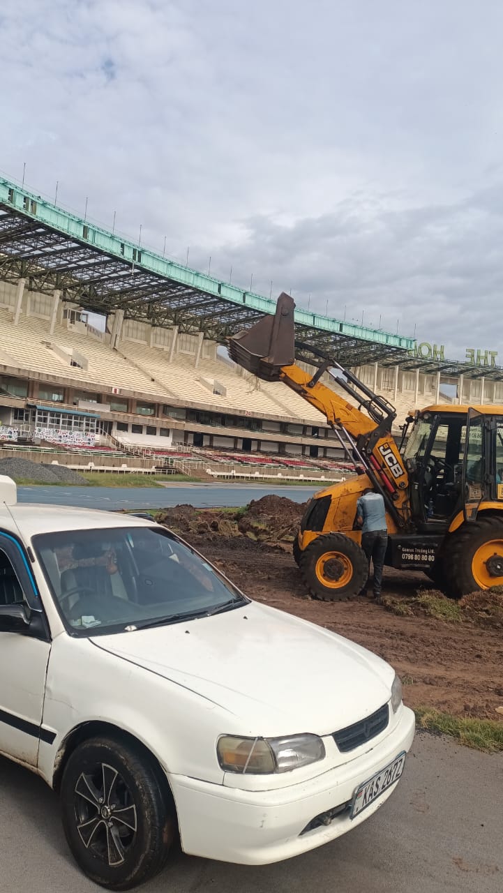 JCB at Kasarani